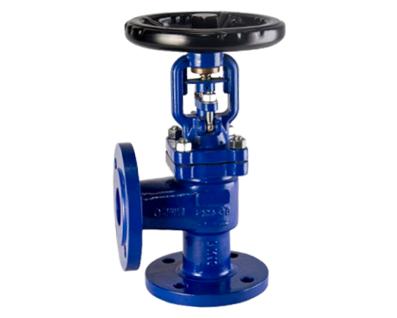 Angle type Bellow globe valve nordic valves