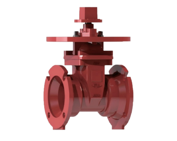 NSG NRS JJ Mechanical Joints NRS fire protection type gate valve with supervisory switch FM approved Nordic Valves